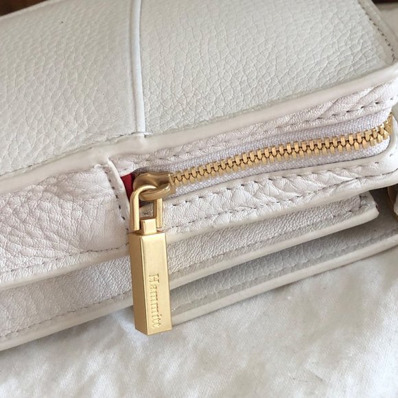 ***SOLD***Hammitt 310 West Crossbody Pebble Leather Marshmallow White - Picture 15 of 16
